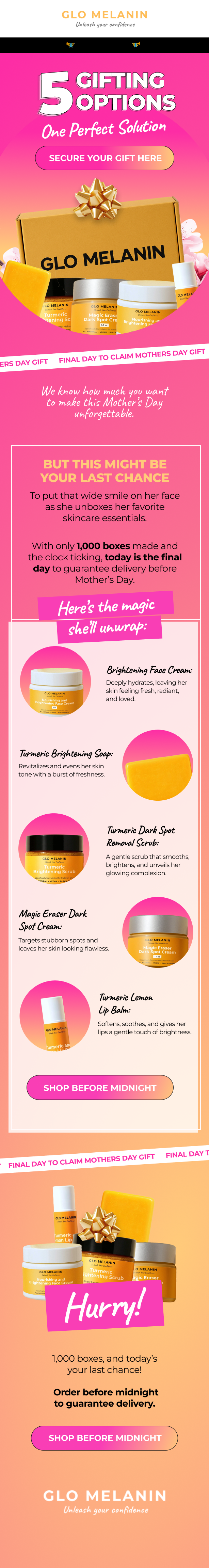 Work Sample: Glo Mellani